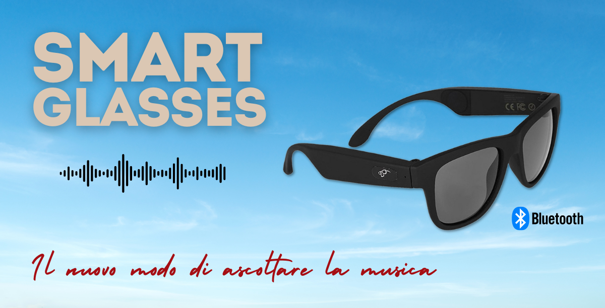 Smart Glasses Occhiali da Sole Bluetooth